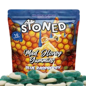mad honey gummies raspberry