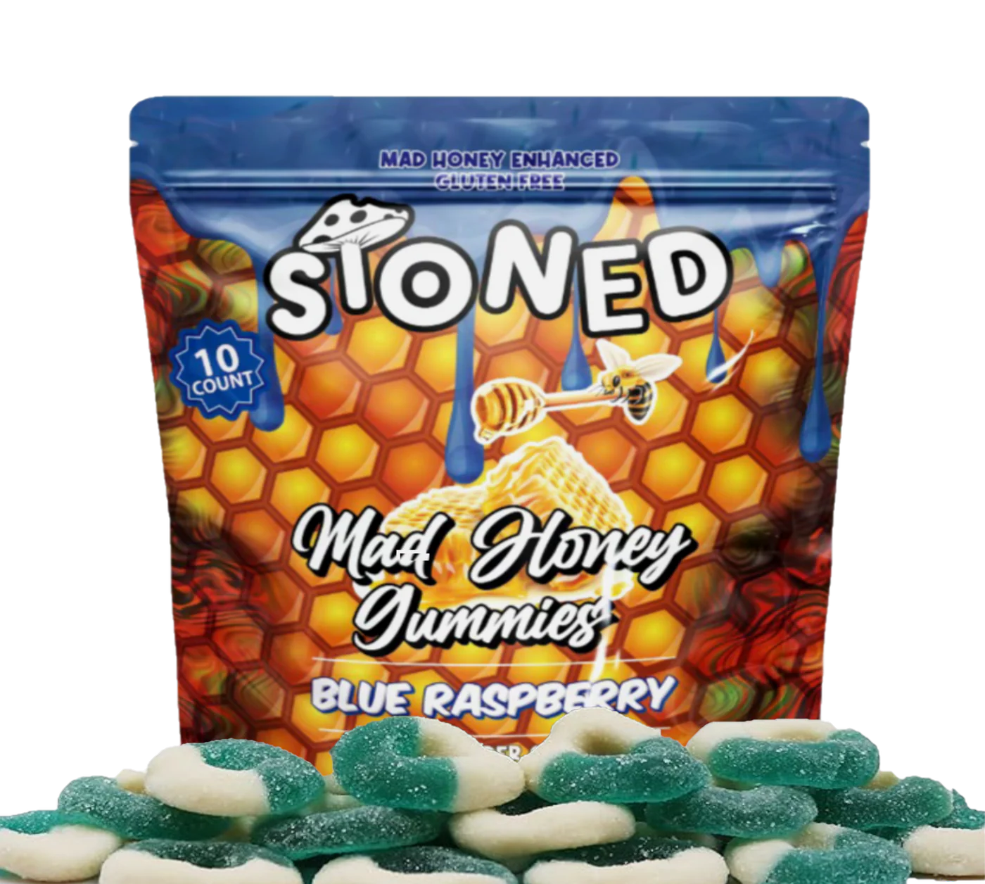 mad honey gummies raspberry mad honey gummies raspberry